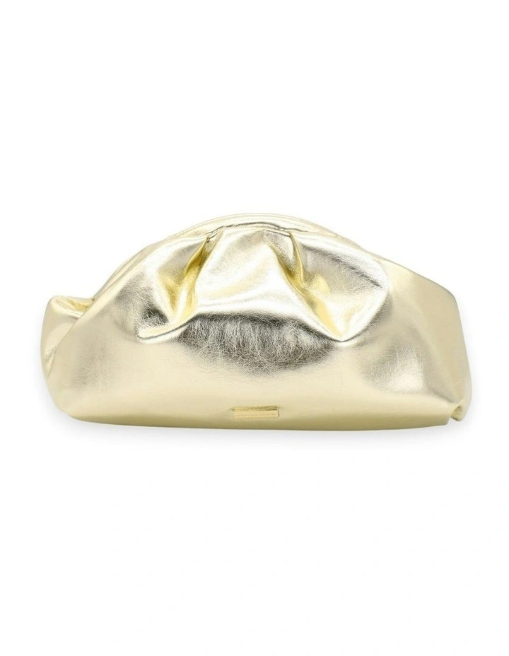Annette Soft Clutch in Gold image 1