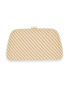 Brooke Clutch in Beige