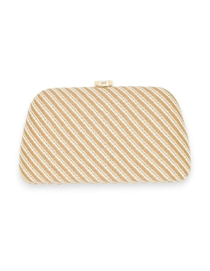 Brooke Clutch in Beige image 1