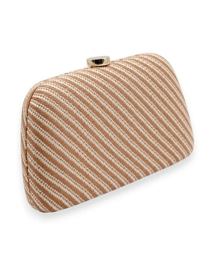 Brooke Clutch in Beige image 3
