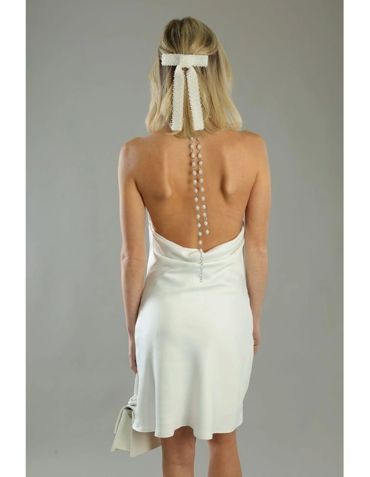 Vanessa Hair Bow in White image 1