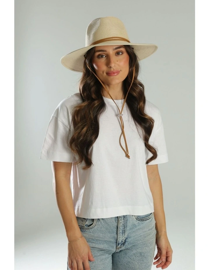 Dina Fedora in Beige image 4