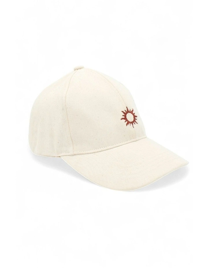 Del Sol Cap in Beige image 3