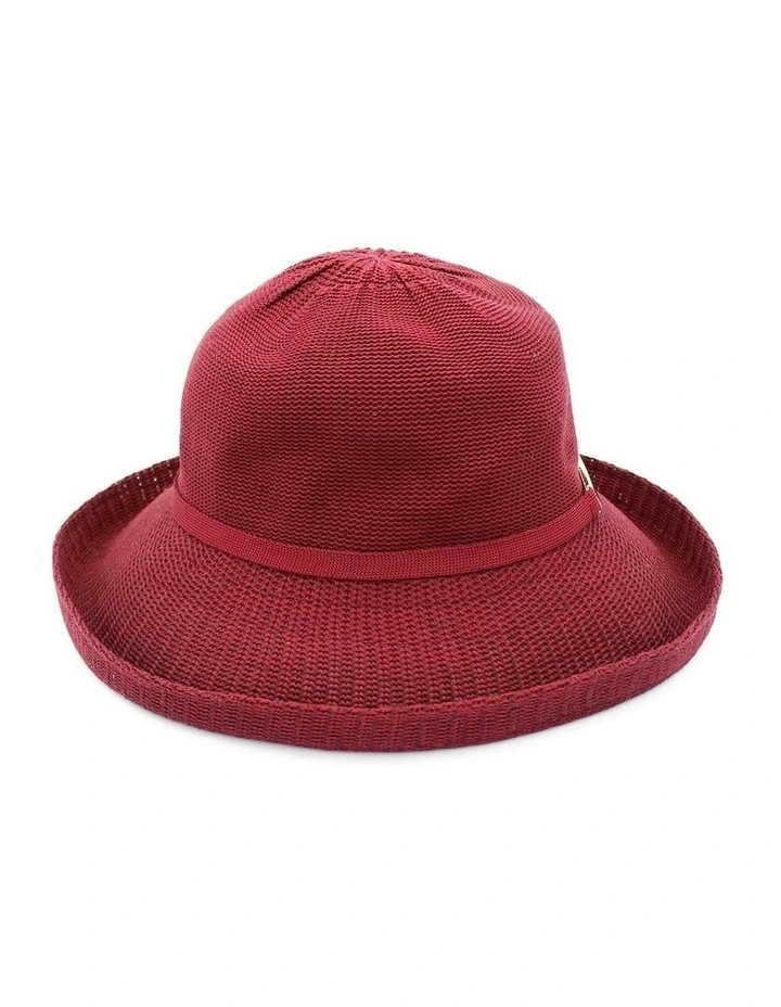 Maisie Thermal Hat in Burgundy Red image 2