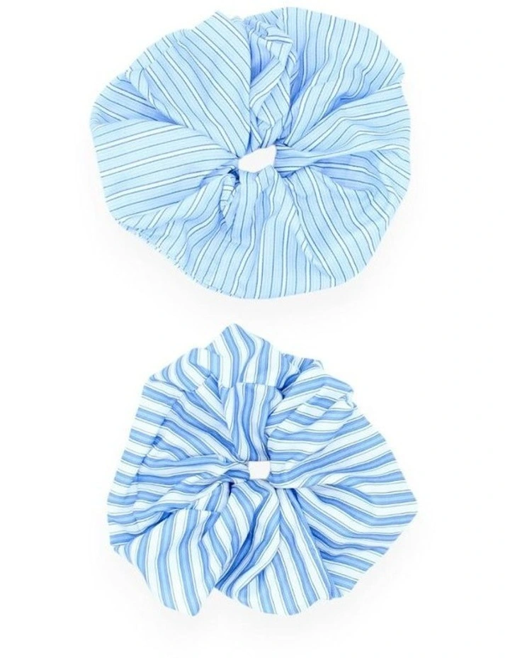 Aliya Scrunchie Set in Blue image 1