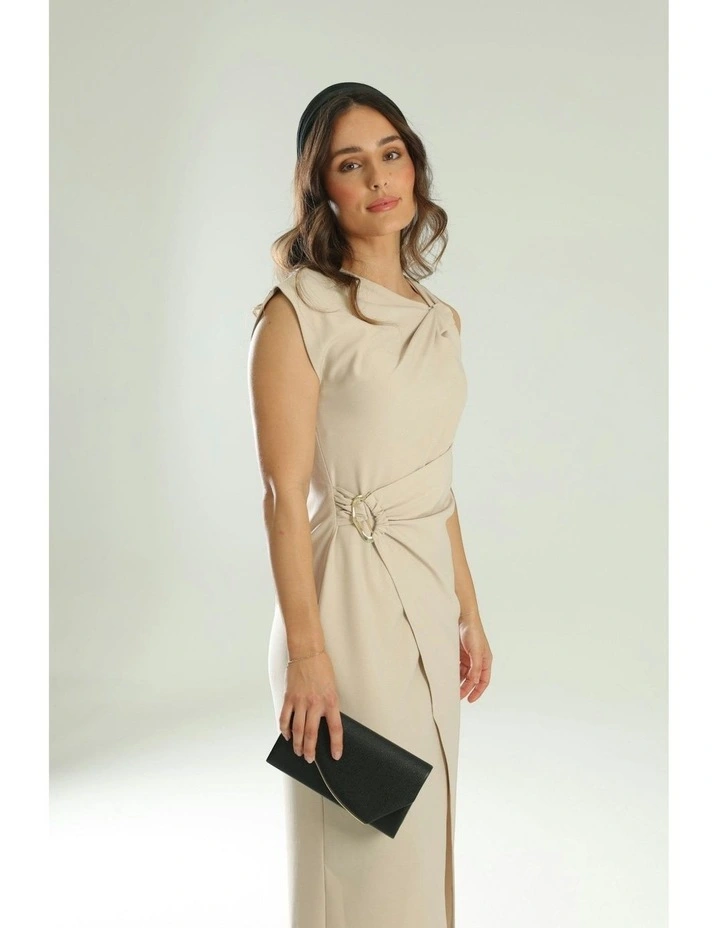 Jordana Clutch in Black image 6