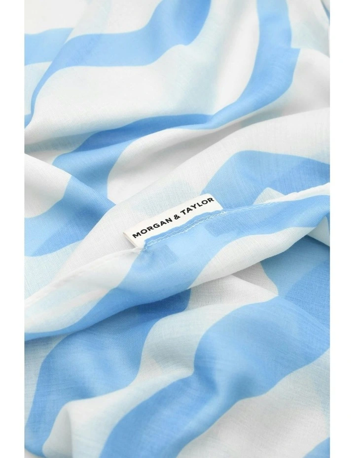 Flow Beach Sarong in Blue image 4