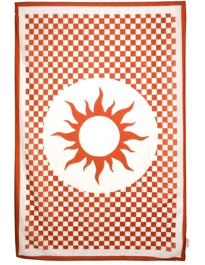 Athena Beach Sarong in Brown image 2