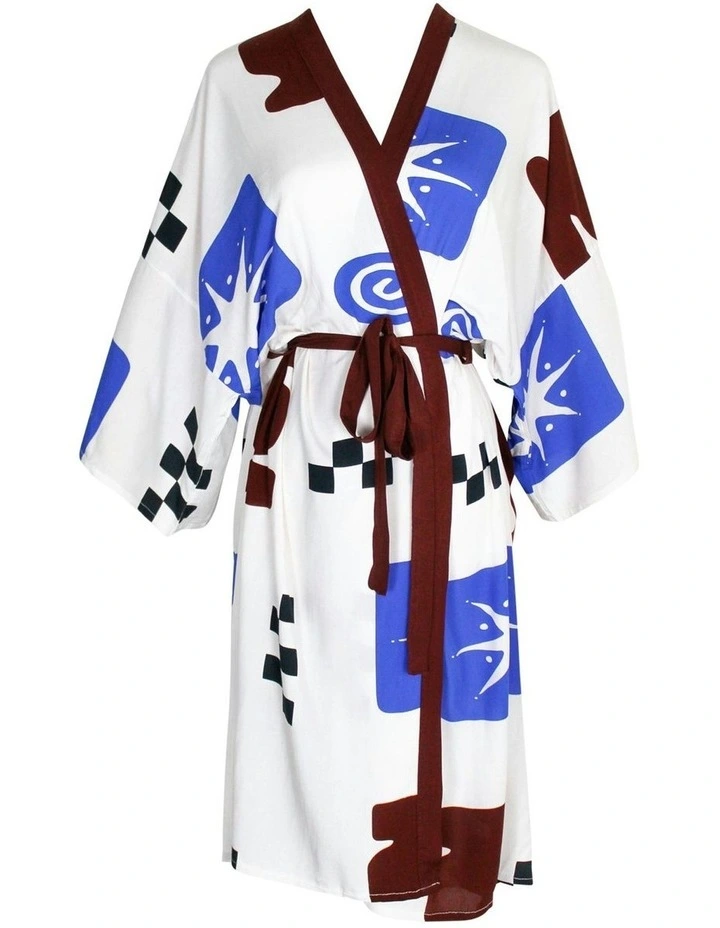 Delphi Beach Robe in Multi image 1