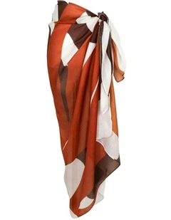 Fern Beach Sarong in Multi