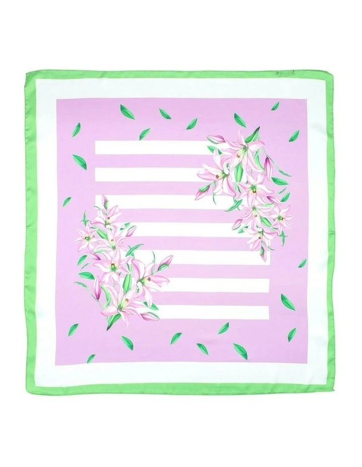 Kali Hair Scarf Pack in Pink and Green image 2