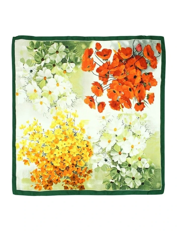 Emilia Hair Scarf in Orange image 1