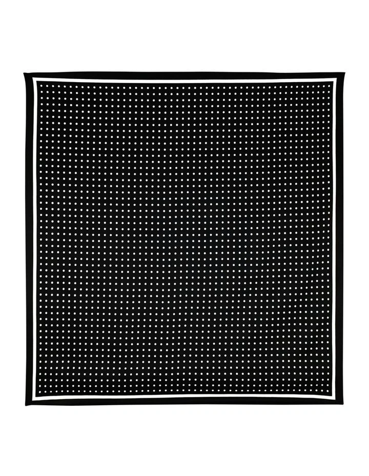 Bridgitte Spots Hair Scarf in Black image 1