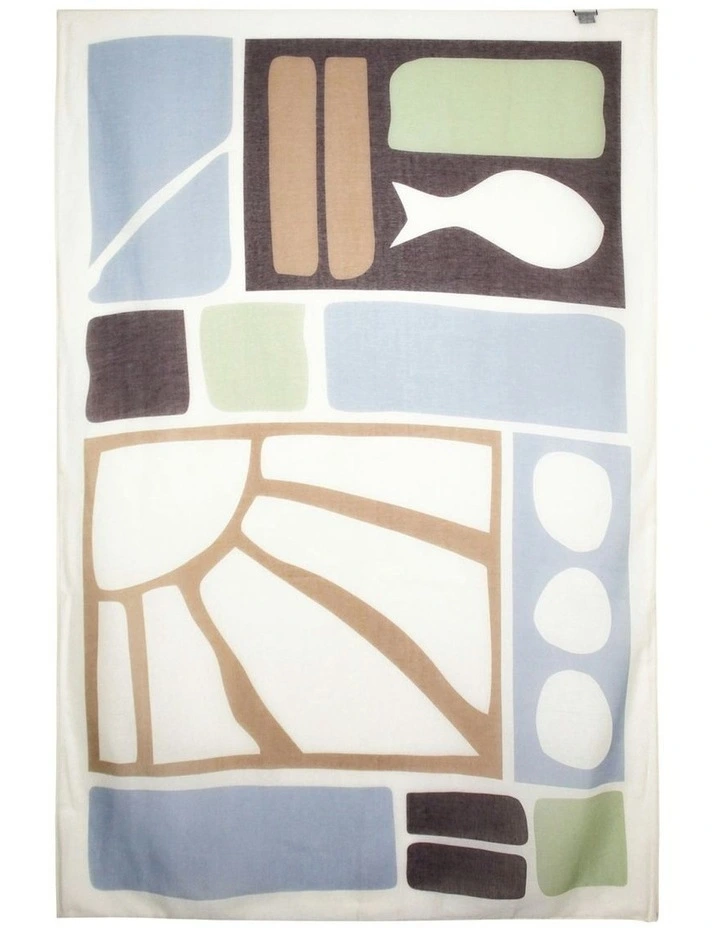 Aquata Beach Sarong in Blue image 2