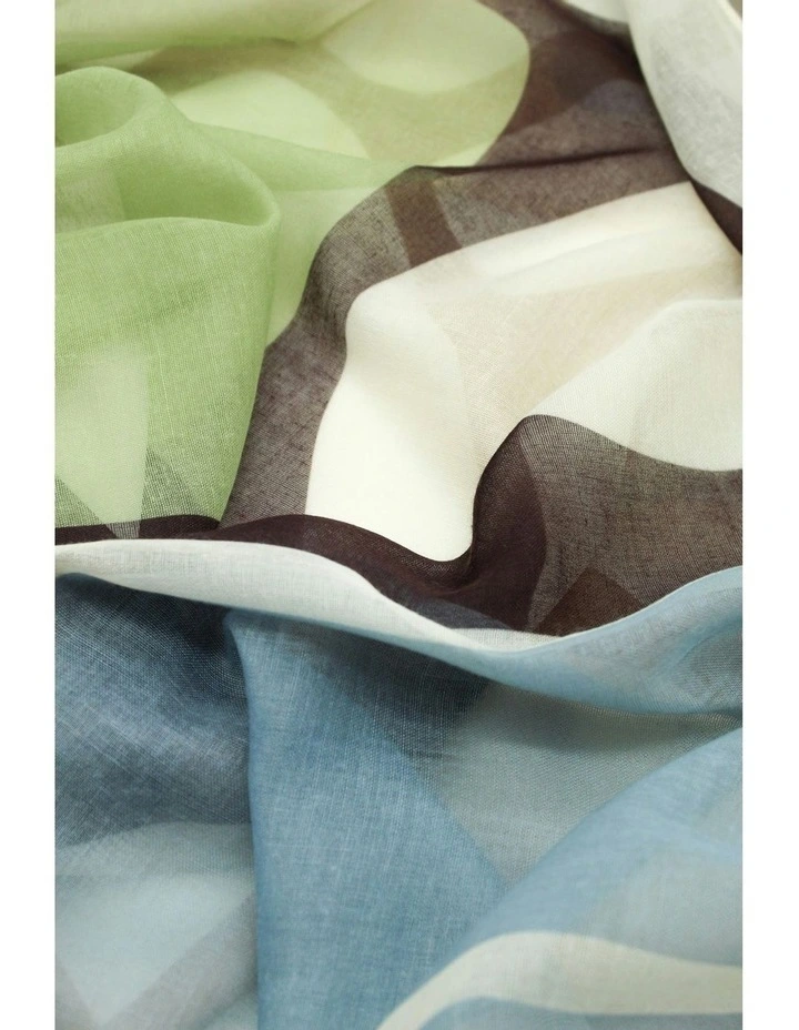 Aquata Beach Sarong in Blue image 3