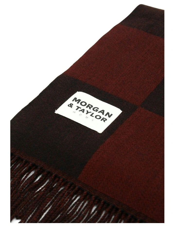 Checkmate Soft Touch Throw Blanket in Black image 3