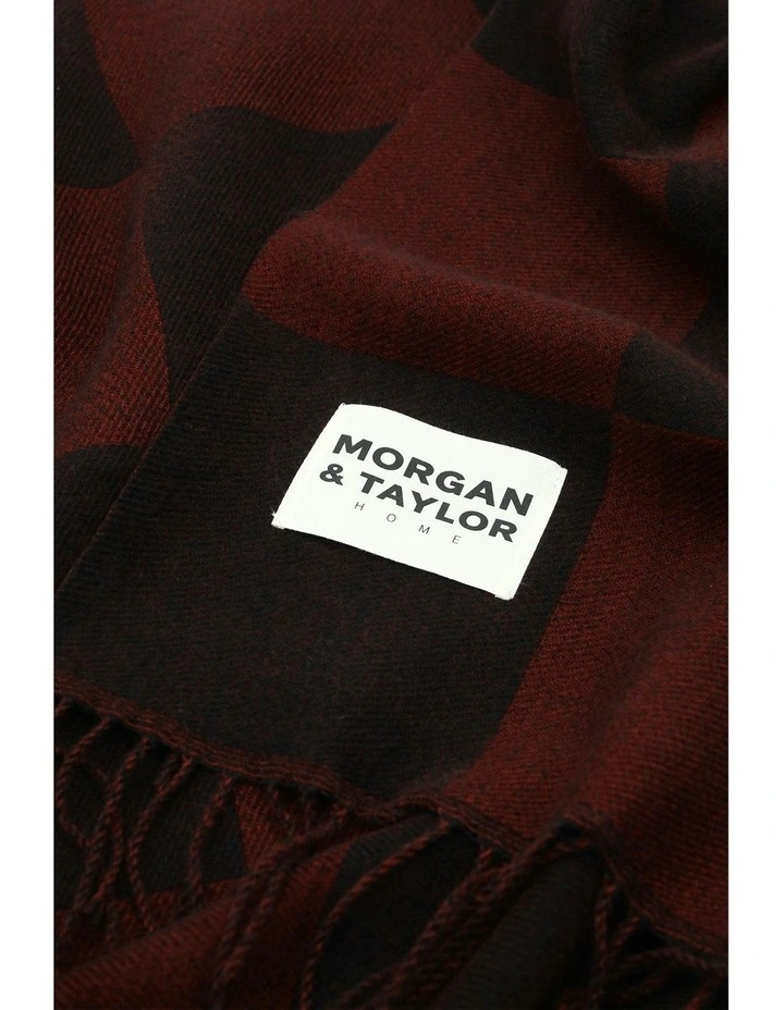 Checkmate Soft Touch Throw Blanket in Black image 4