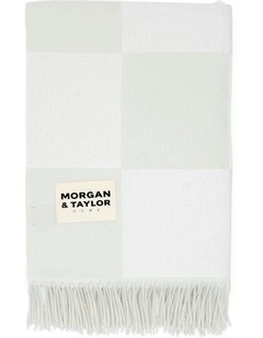Checkmate Soft Touch Throw Blanket in Grey