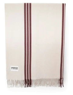 Freya Throw Blanket in Beige