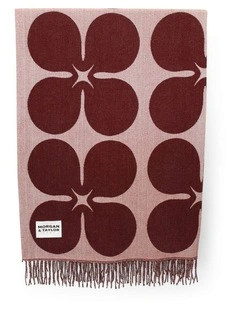 Ginger Retro Throw Blanket in Brown