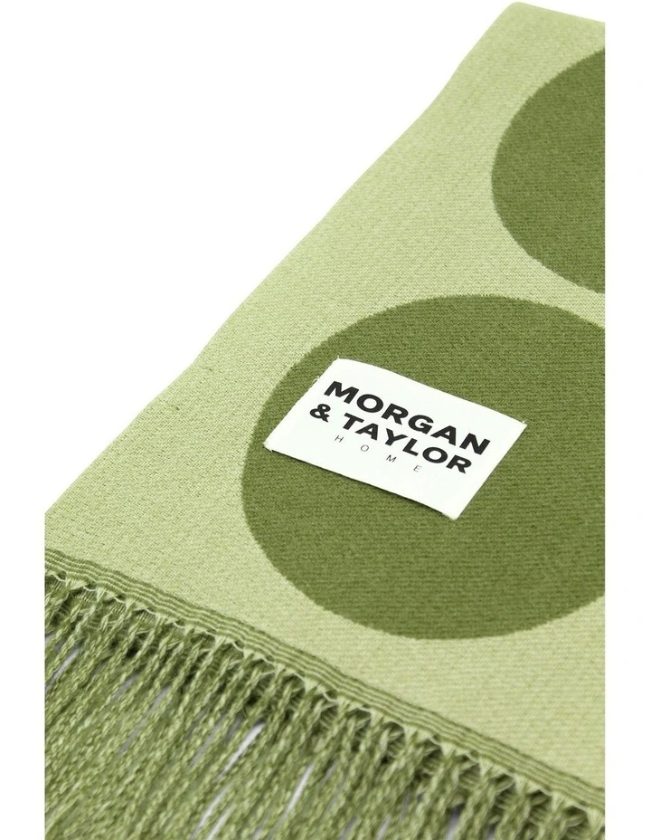 Ginger Throw Blanket in Green image 3