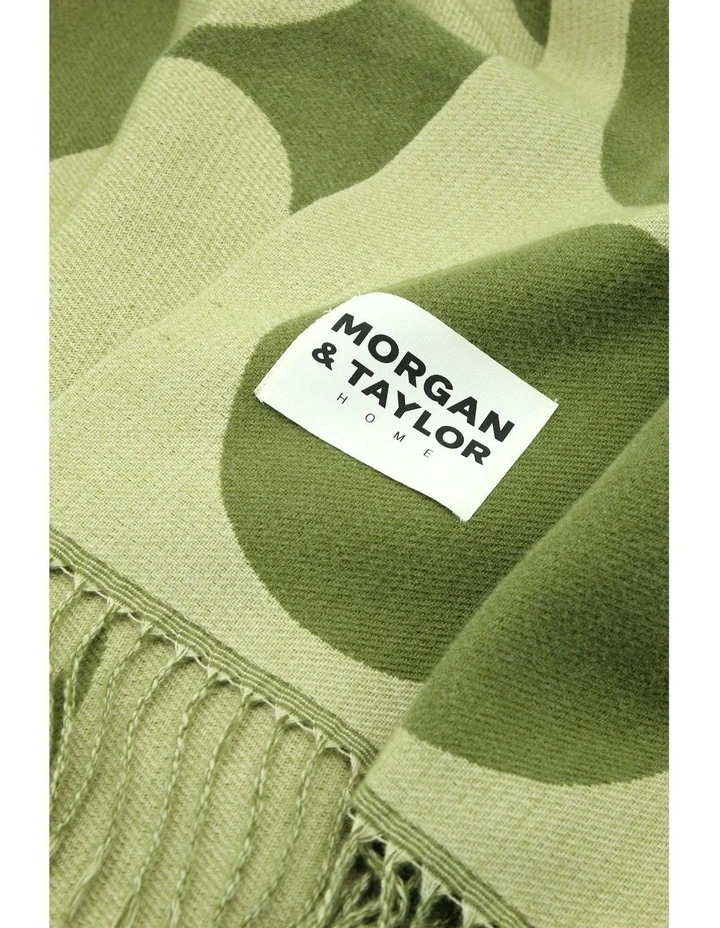 Ginger Throw Blanket in Green image 4