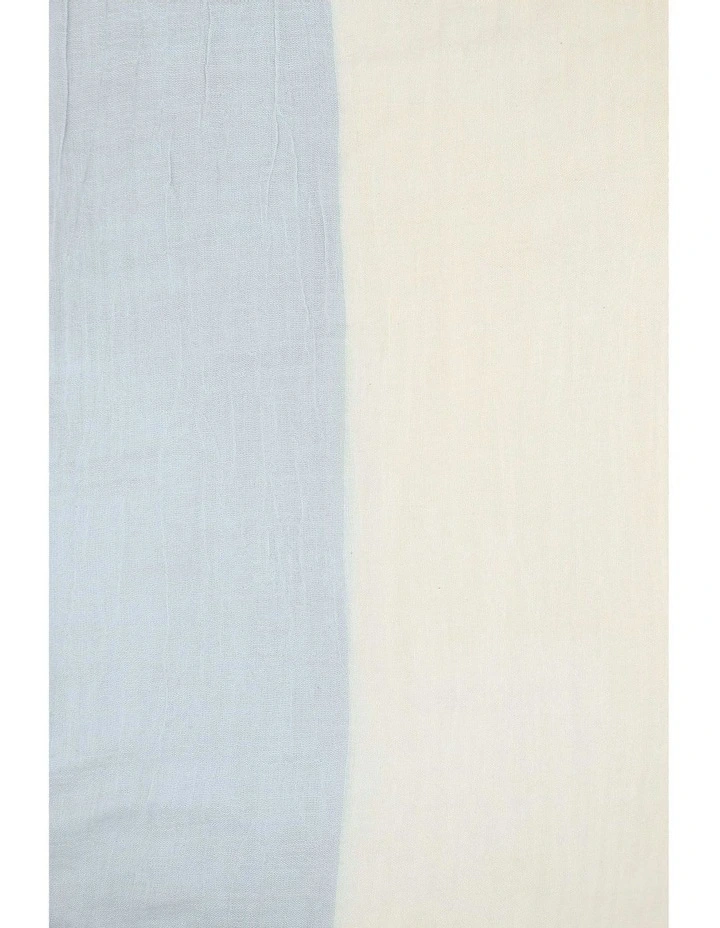 Kit Light-Weight Scarf in Blue/White image 4