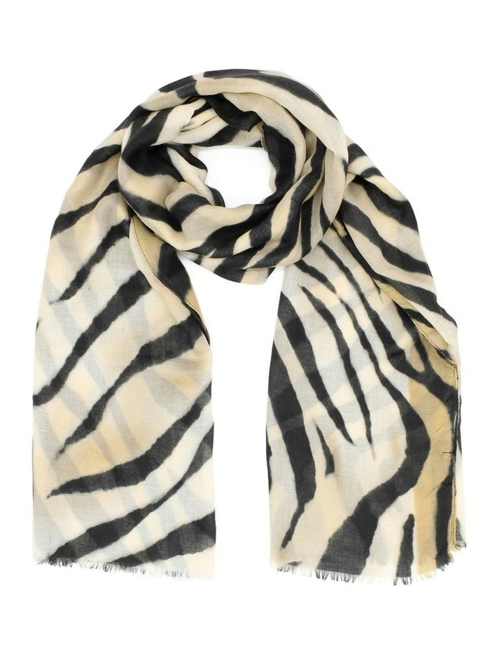 Olinda Light-Weight Scarf in Beige image 1