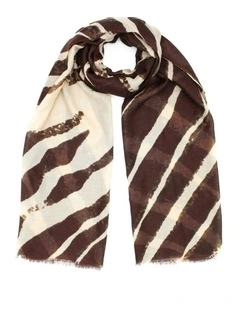 Mina Light-Weight Scarf in Brown