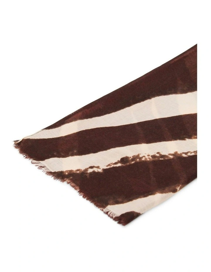 Mina Light-Weight Scarf in Brown image 3