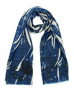 Selene Light-Weight Scarf in Blue