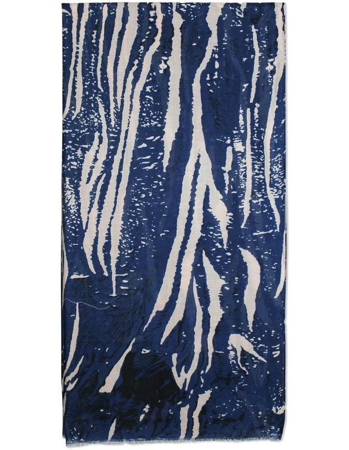 Selene Light-Weight Scarf in Blue image 2