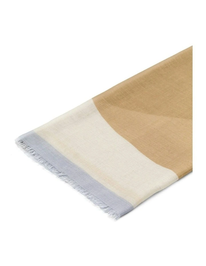 Lotus Light-Weight Scarf in Beige image 4