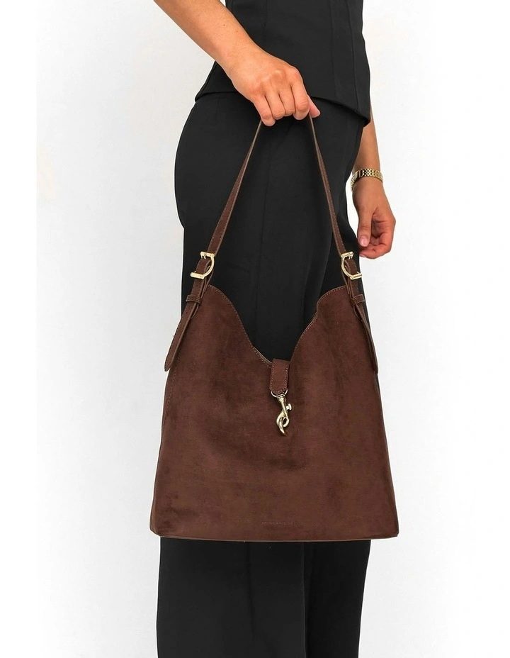 Ailani Shoulder Handbag in Brown image 2
