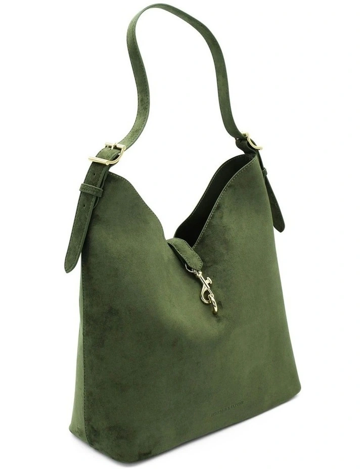 Ailani Shoulder Handbag in Emerald Green image 5