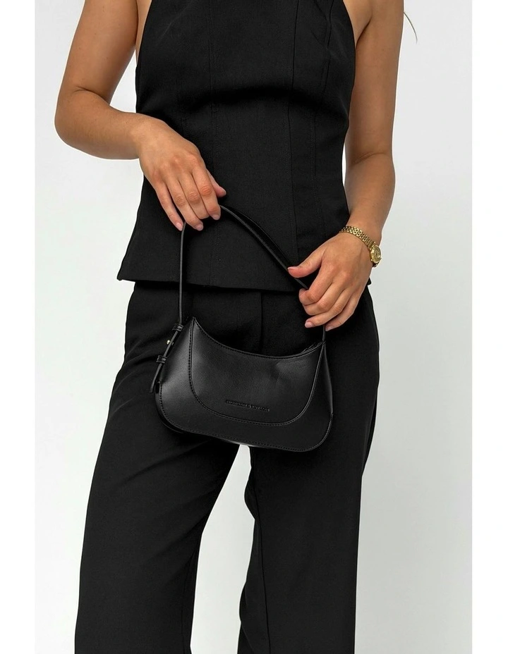 Aurora Shoulder Handbag in Black image 2