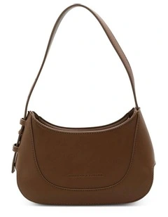 Aurora Shoulder Handbag in Chocolate Brown