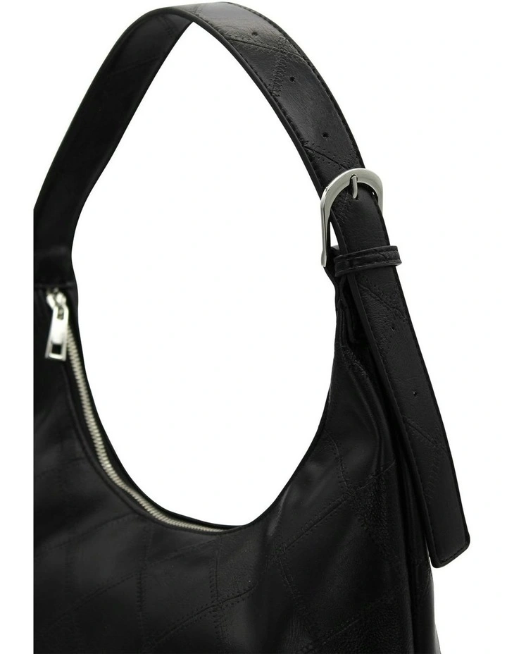 Elsie Shoulder Handbag in Black image 3