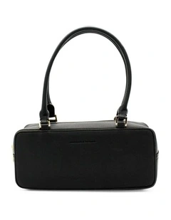 Mackenzie Rectangle Shoulder Handbag in Black