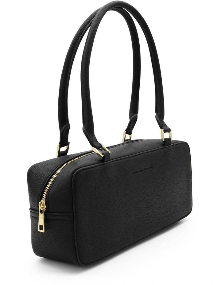 Mackenzie Rectangle Shoulder Handbag in Black image 4