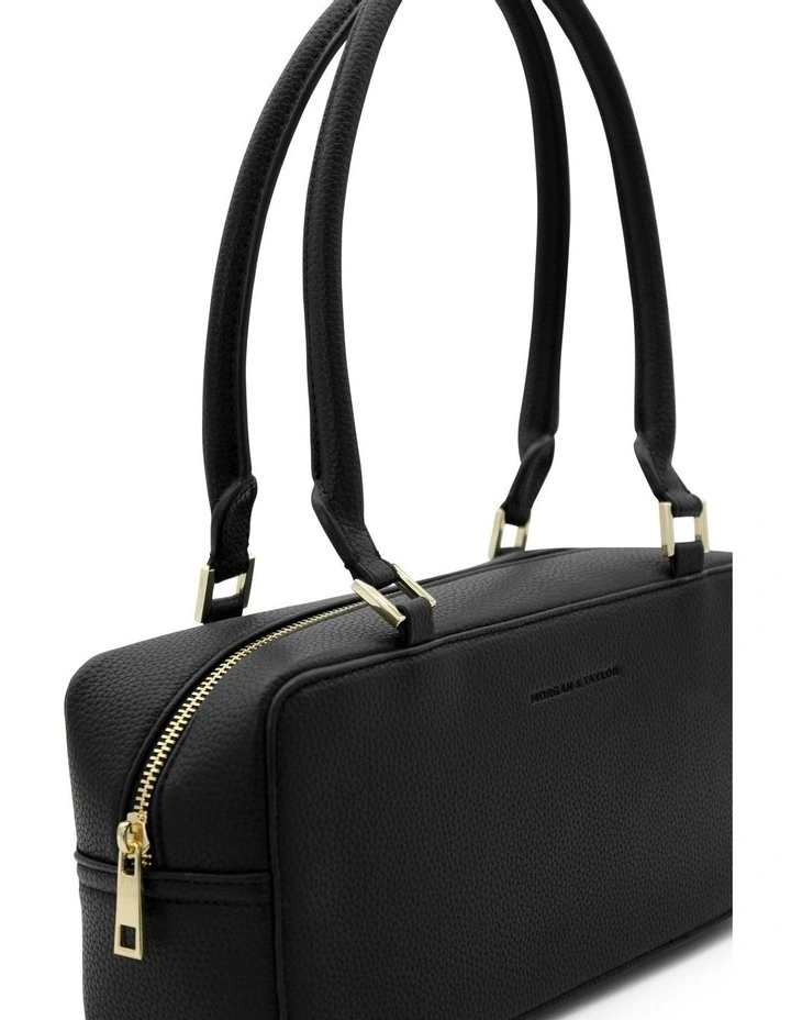 Mackenzie Rectangle Shoulder Handbag in Black image 5