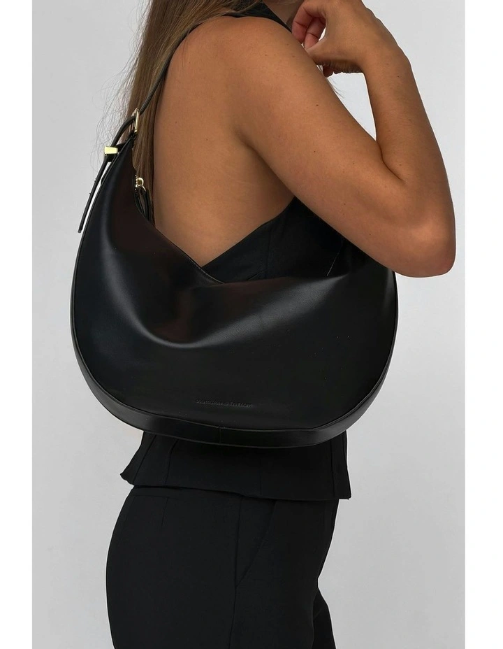 Sawyer Shoulder Handbag in Black image 4