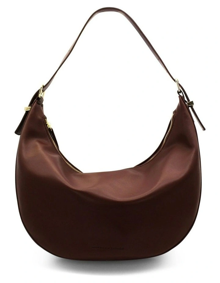 Sawyer Shoulder Handbag in Chocolate Brown image 1