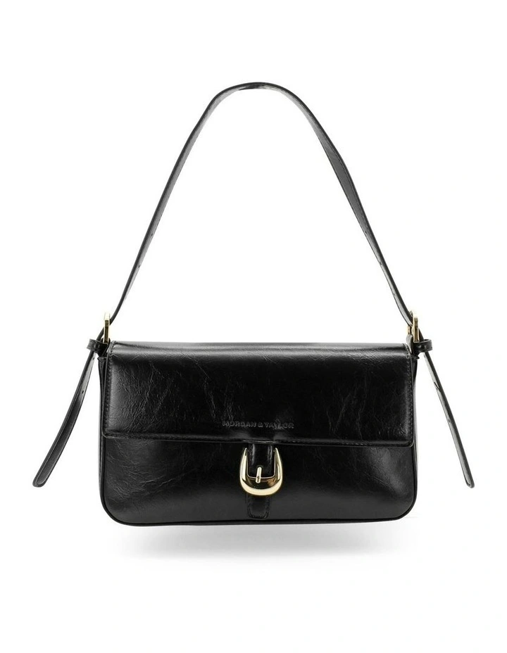 Faith Shoulder Handbag in Black image 1