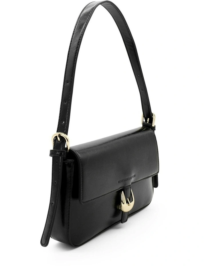 Faith Shoulder Handbag in Black image 4
