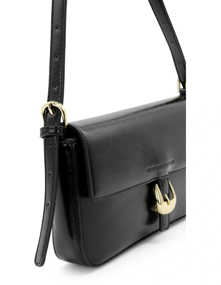 Faith Shoulder Handbag in Black image 5