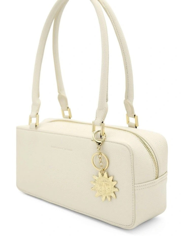 Solstice Bag Charm Keychain in Gold image 2