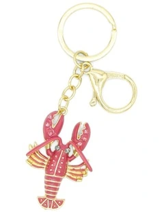 Sebby Bag Charm Keychain in Pink