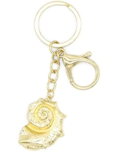Arielle Bag Charm Keychain in Gold