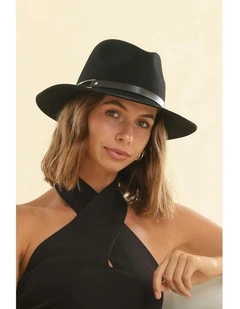 Holland Wool Fedora in Black
